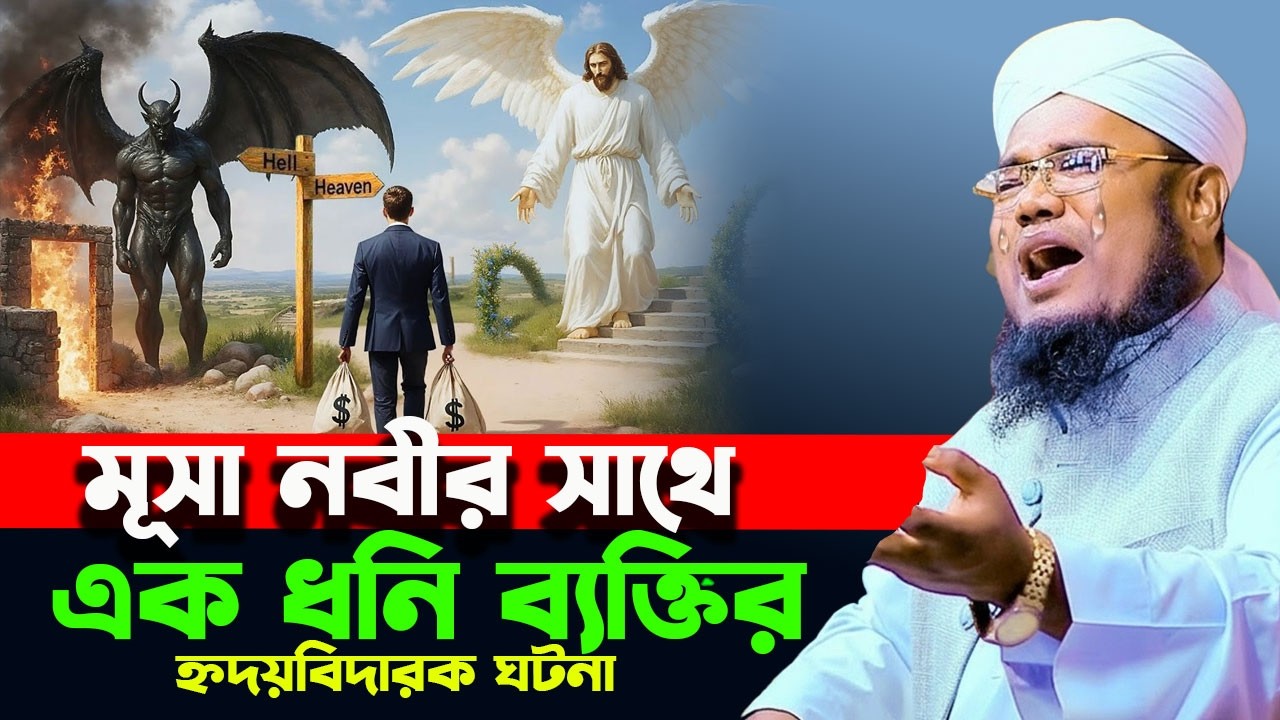 মূসা নবীর সাথে এক ধনি ব্যক্তির হ্নদয়বিদারক ঘটনা । ক্বারী রুহুল আমিন সিদ্দিকী । new bangla waz 2026