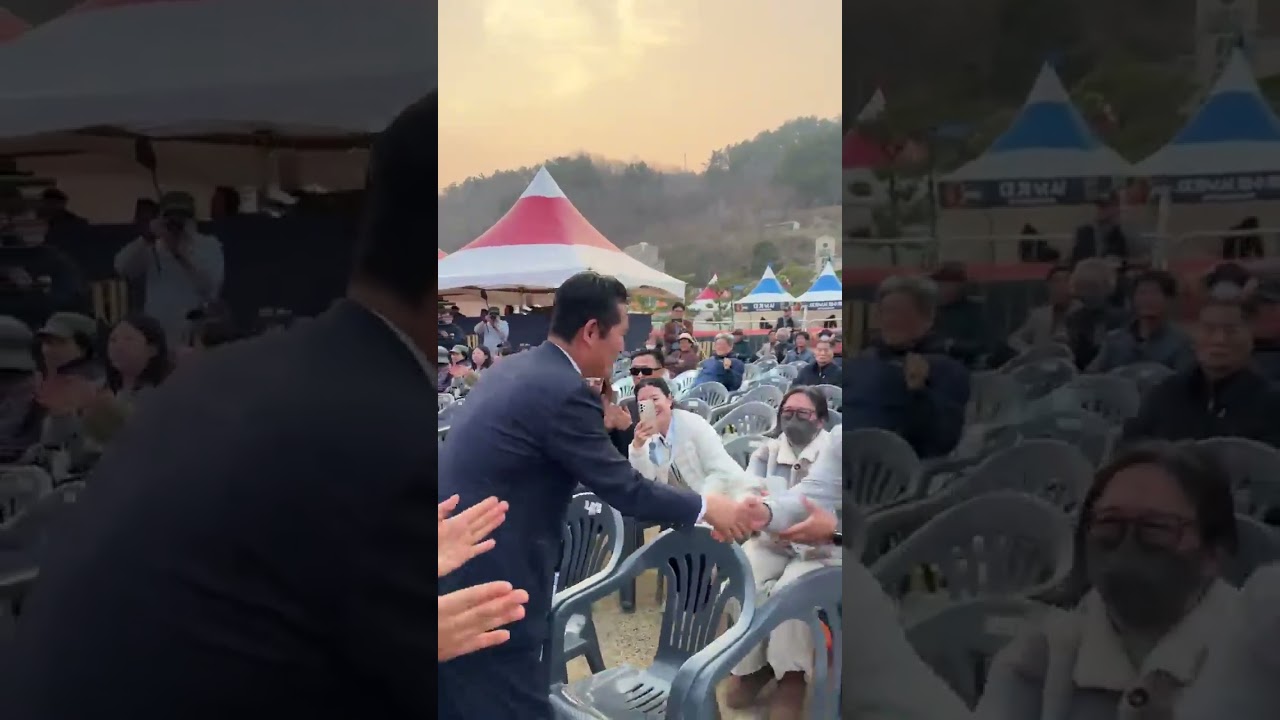 이렇게 환영할 줄이야. #영덕대게축제장