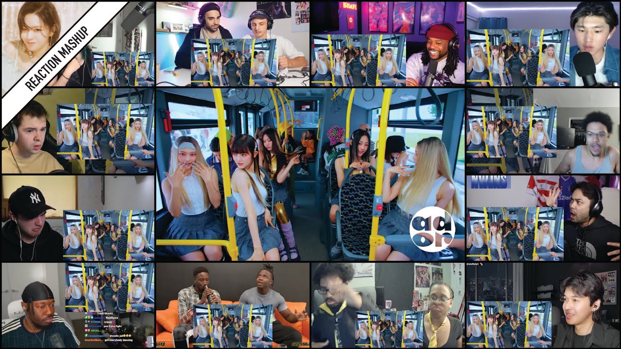 ‘​​NewJeans 'Super Shy' Official MV’ reaction mashup
