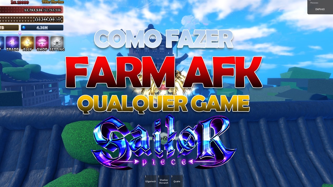 COMO FAZER O FARM AFK - #sailorpiece #roblox #roguepiece