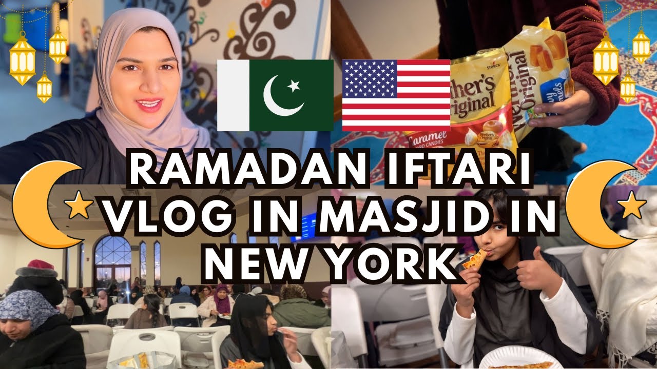🇵🇰🇺🇸 RAMADAN IFTARI VLOG IN MASJID IN NEW YORK #subscribe #ramadan #ytvideos #like #mosque 