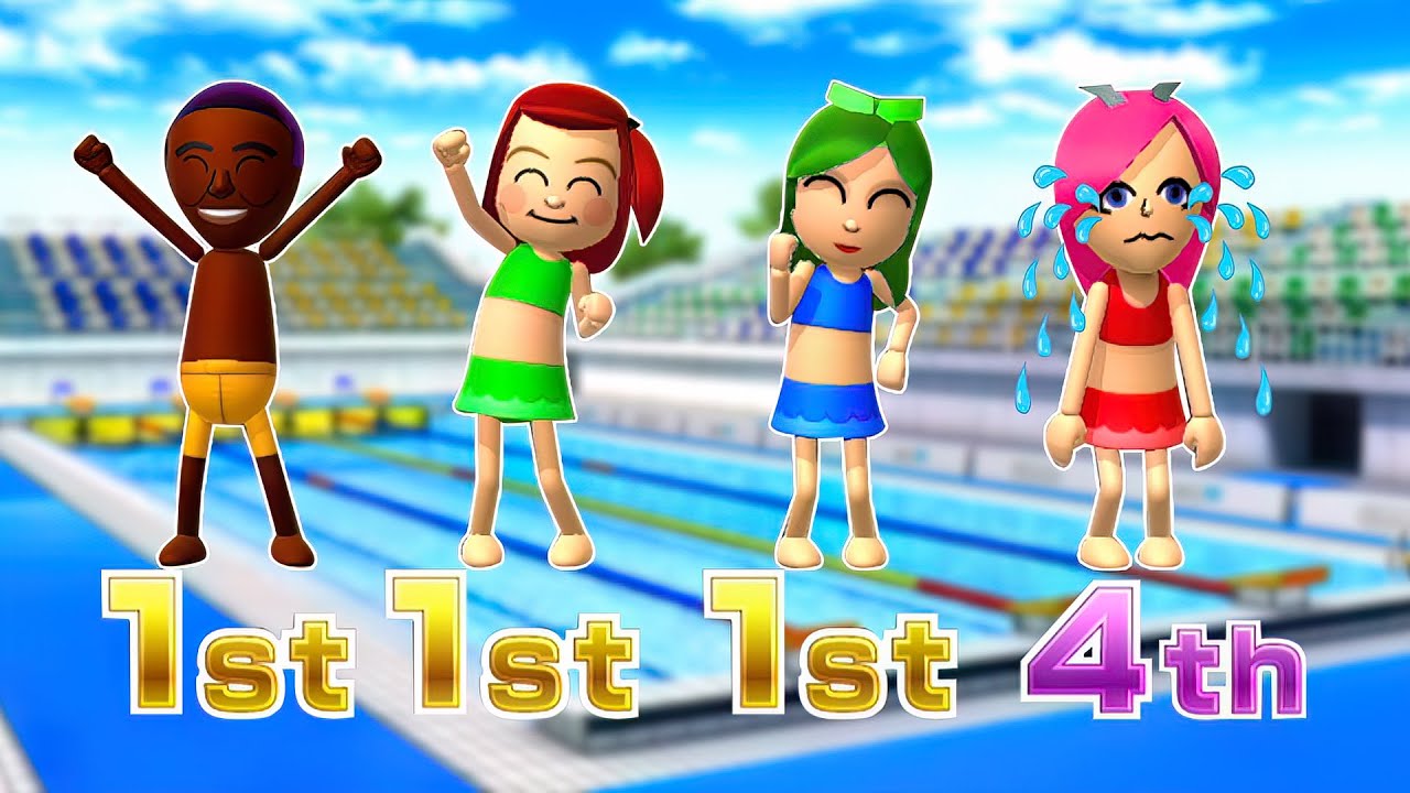Wii Party U Minigames - Daisy Vs Rosalina Vs Sara Vs Jeff [2Player] (Hardest Difficulty)