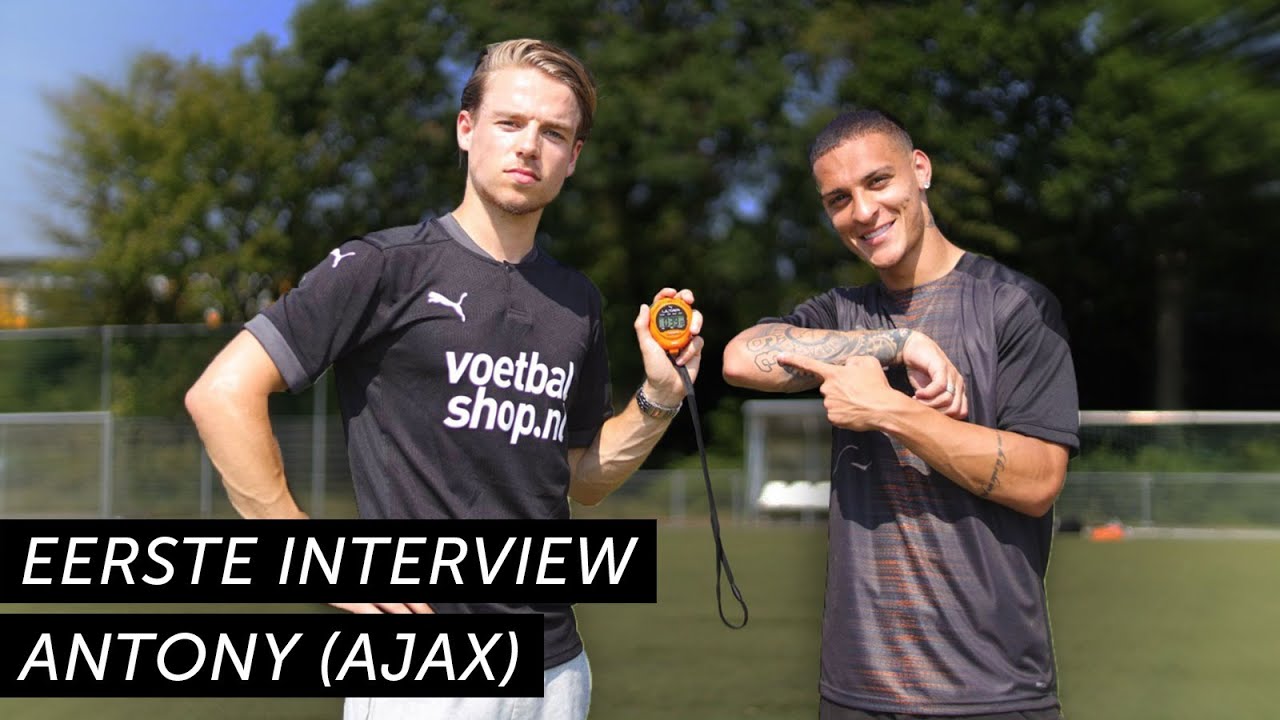 INTERVIEW & VOETBAL CHALLENGES met ANTONY (AJAX)