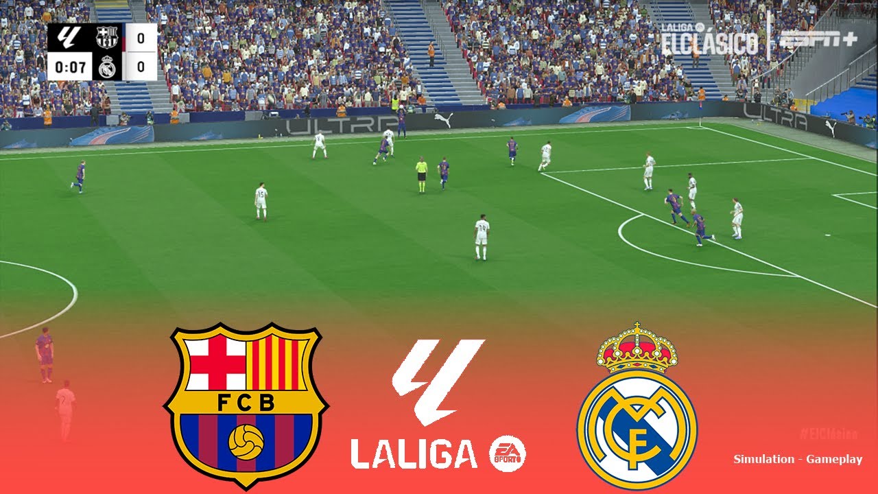 BARCELONA vs REAL MADRID Live | La Liga 2026 EL CLASICO | 10 May 2026 | PREDICTION PES 2021 Gameplay