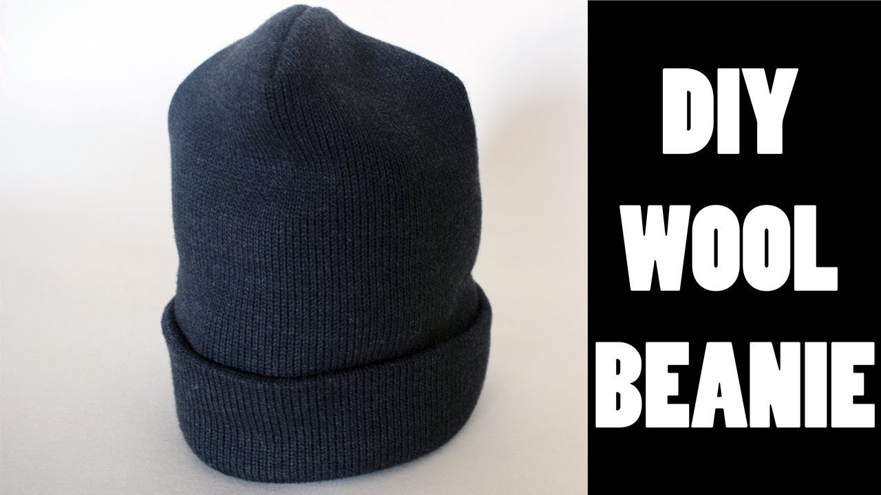 DIY Wool Rib Beanie Hat | Unisex