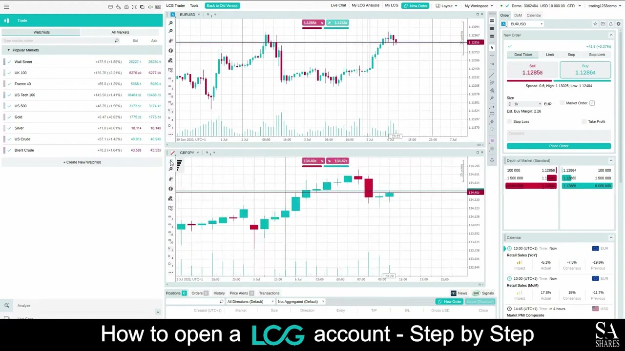 How to Open a London Capital Group Demo Account   A Step By Step Guide for Beginners 🔎 #000