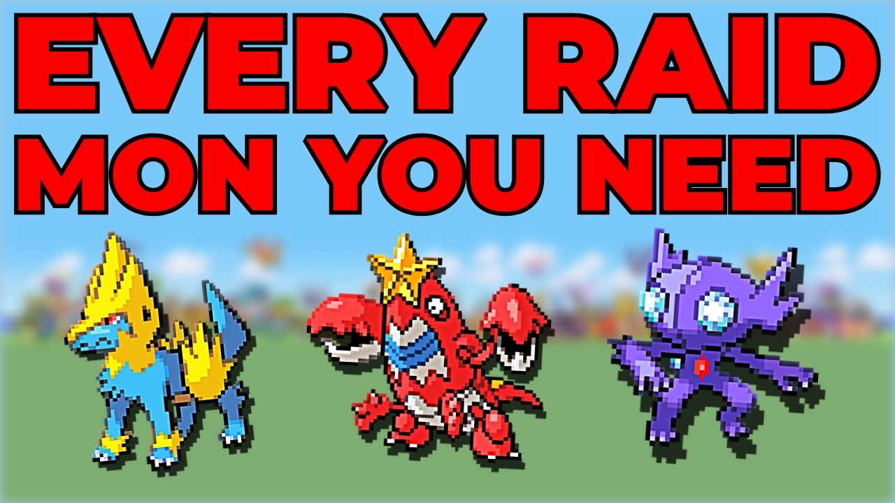 EVERY Raid Pokemon I Made In PokeMMO
