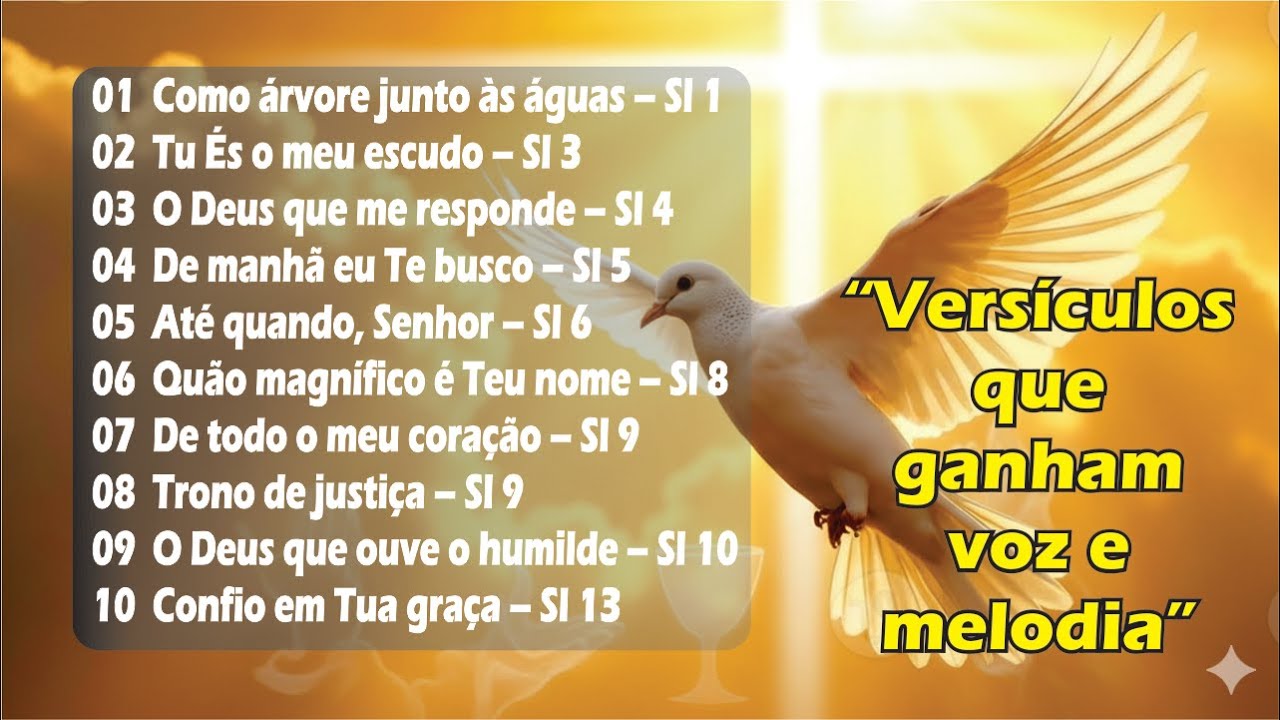 Salmos cantados | Canções que renova nossa fé - Vol 1