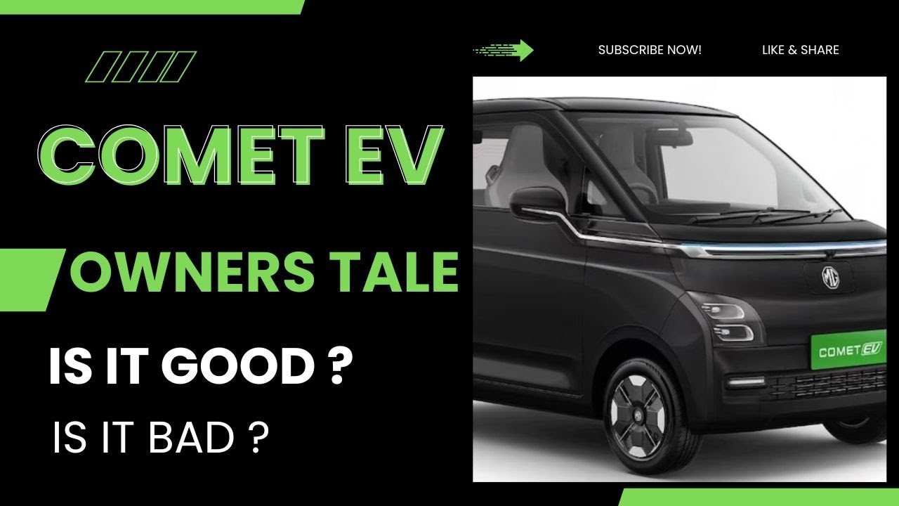 Living with MG Comet EV: Life, and Electric Travel in a city In India
