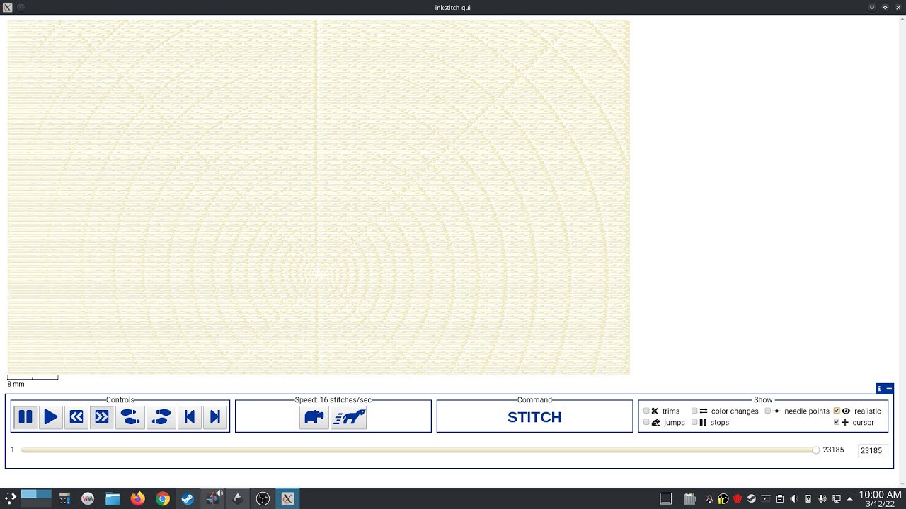 Inkstitch - Stitch Patterns, Pattern Fill stitches