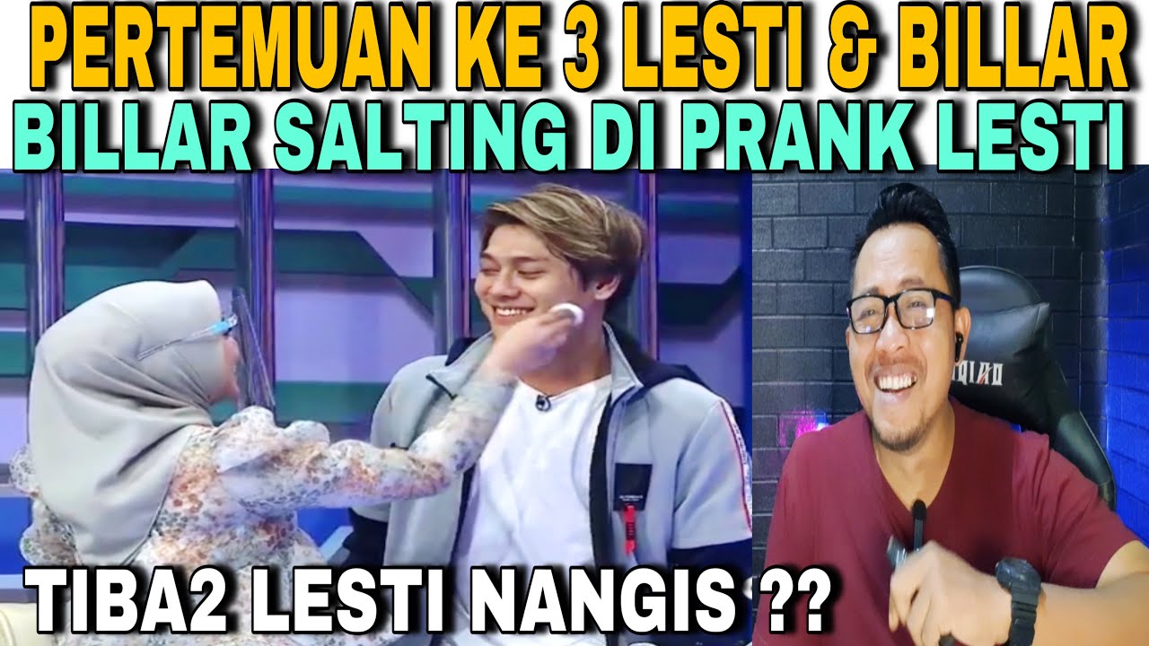PERTEMUAN LESTI & BILLAR KE 4 3 DI ONE MAN SHOW - BILLAR SALTING & TIBA2 LESTI NANGIS SAMBIL NYANYI