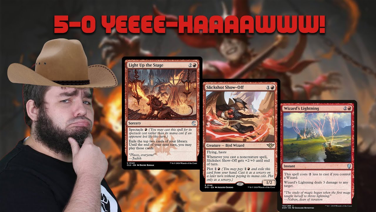 The Ol' 5-0 YEEEEEE-HAAAAWWW! | Mono-Red Slickshot Pioneer League