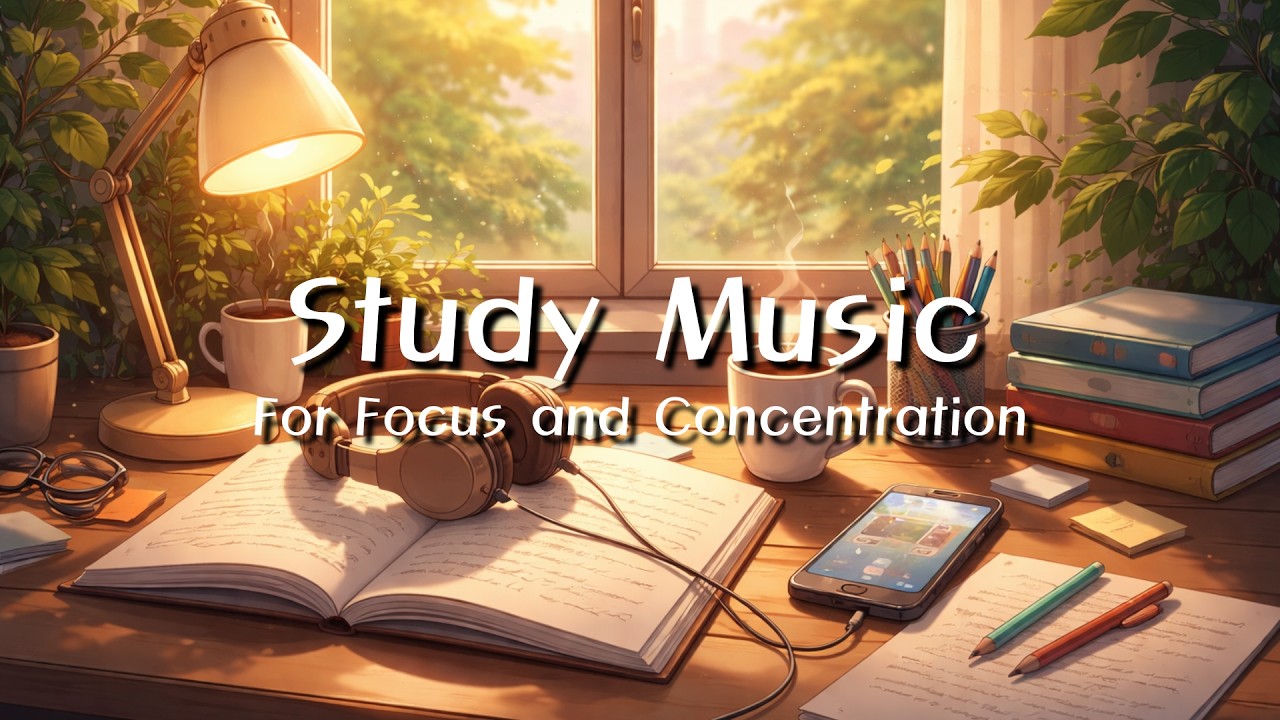 지금 바로 집중되는 공부 AI 음악 공부할때 듣는 음악 Study AI Music for Deep Focus Music I listen to while studying