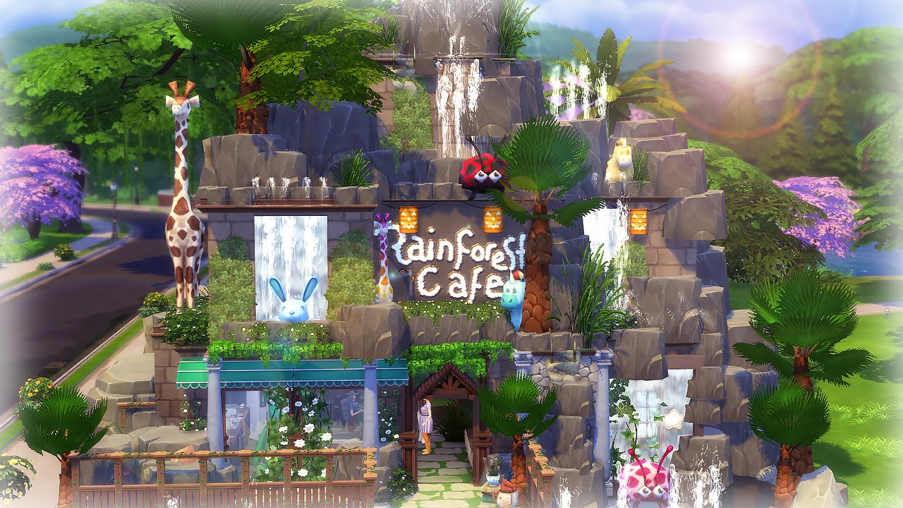 The Sims 4 Speed Build - Rainforest Cafe