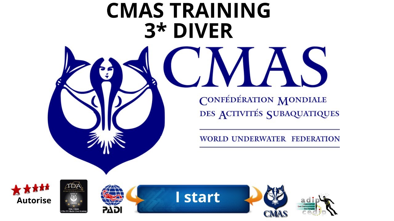 ? # Scuba #Diver, курс 3 CMAS, дайвер сможет развиваться на 40 ме...