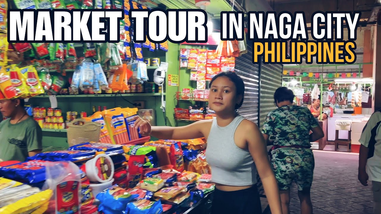 NAGA CITY, CAMARINES SUR, PHILIPPINES-STREETS AND MARKET SCENES [4k] walking tour