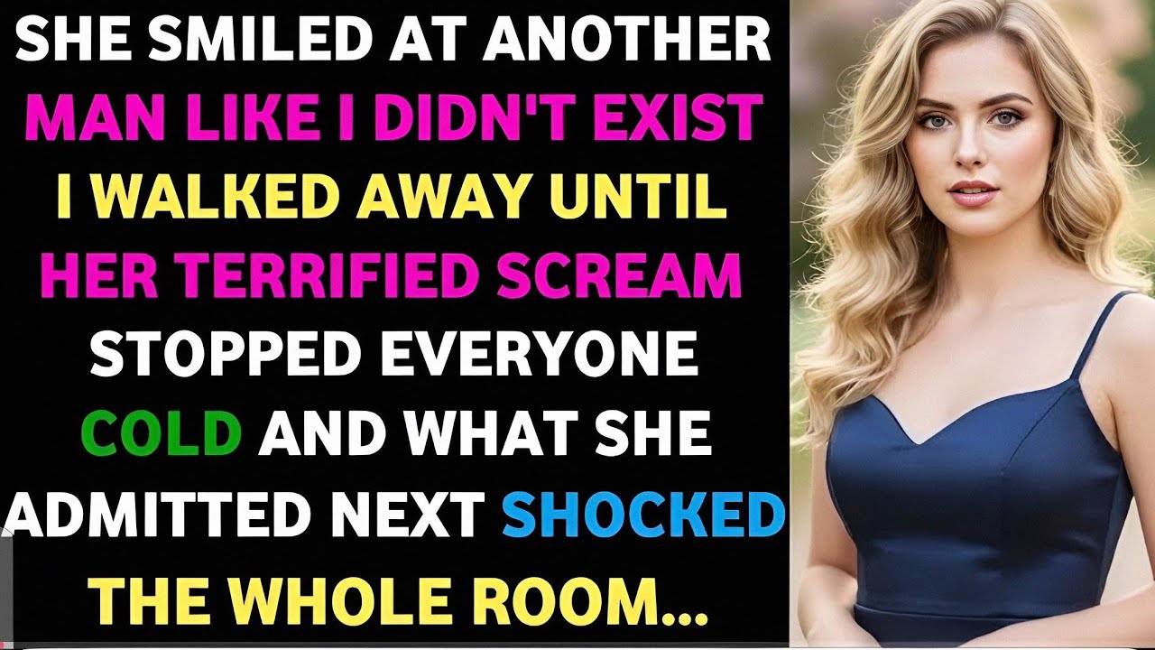 She Smiled at Another Man Like I Didn't Exist I walked Away... Until Her Terrified Scream