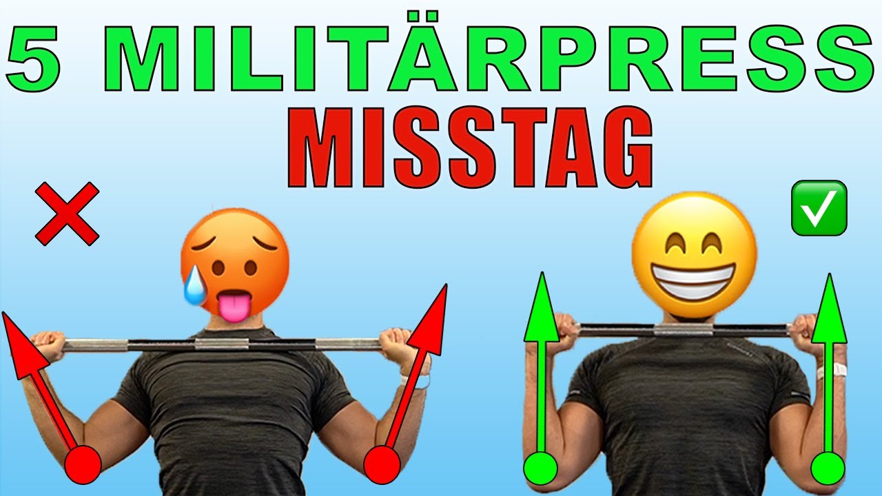 Hur du utför MILITÄRPRESS med perfekt teknik (5 misstag du vill undvika)