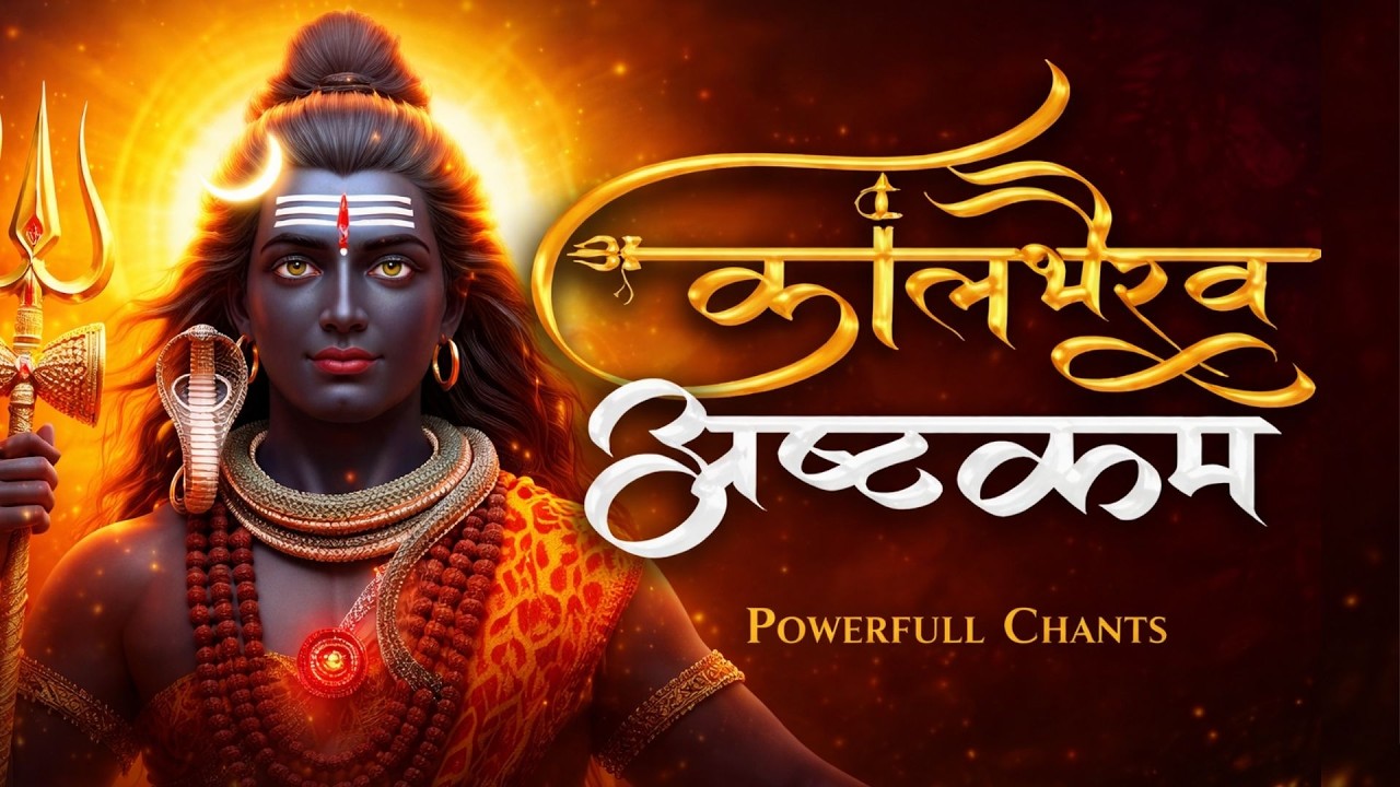 काल भैरवाष्टकम् | Kalabhairava Ashtakam 5 Times | काल भैरव स्तोत्र | Mahadev Bhajan | Shivratri song