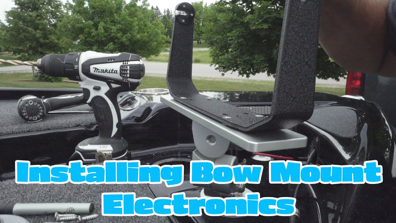INSTALLING BOW MOUNT ELECTRONICS w GeigerTec Mounts