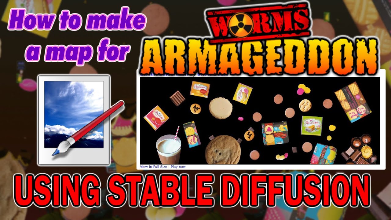 How to make a custom map for Worms Armageddon for free! (in paint.net)
