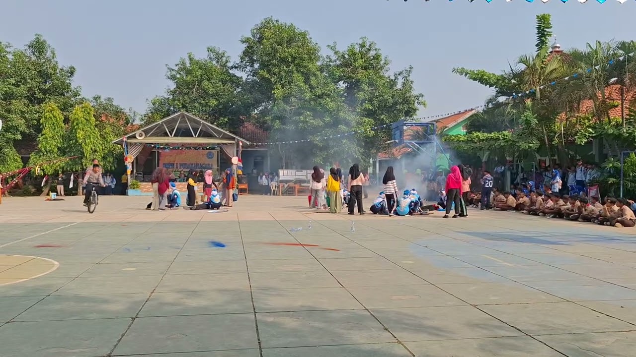 DEMO TANGKAS ESKUL PMR SMPN 1 PUSAKANAGARA (kecelakaan beruntun)