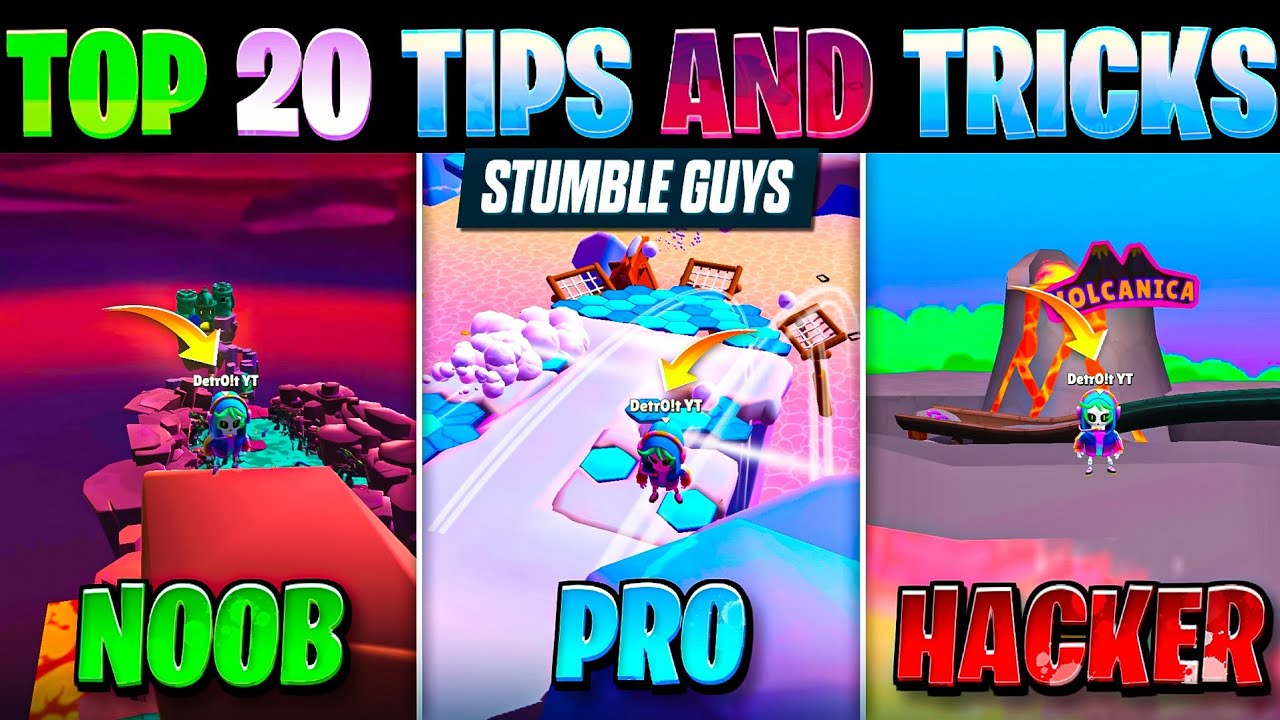 Top 20 Tips & Tricks in Stumble Guys | Ultimate Guide to Become a Pro
