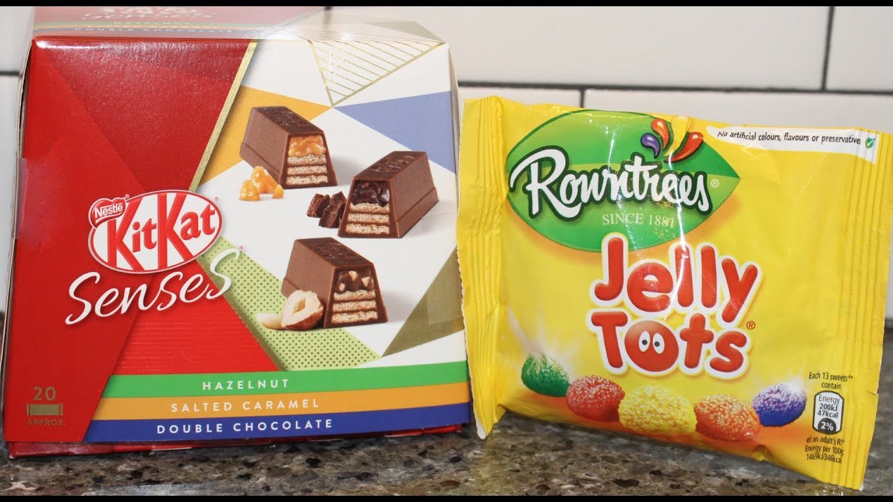 Kit Kat Senses: Hazelnut, Salted Caramel, Double Chocolate & Rowntree’s Jelly Tots Review