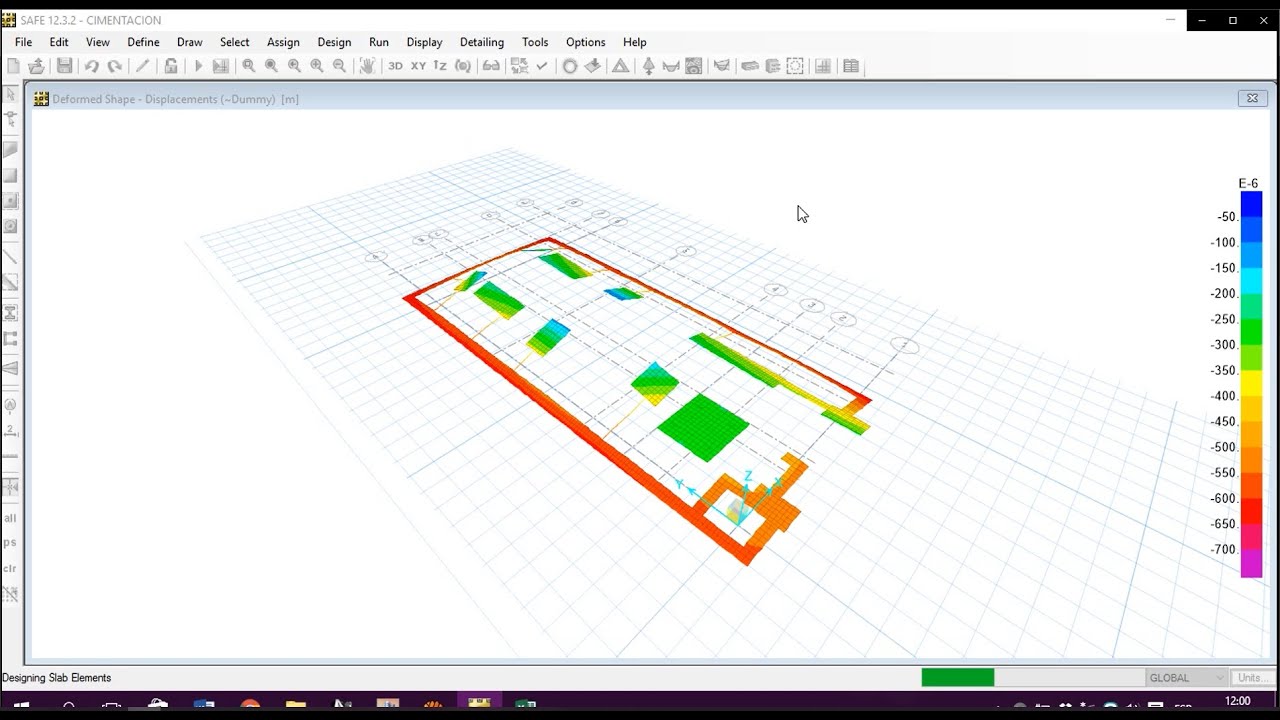 SAFE - Diseño de cimentaciones de un edificio de 7 niveles con sótano desde ETABS - Parte 2