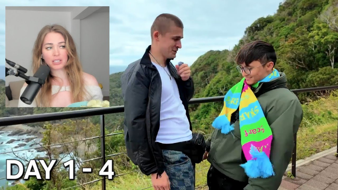 QTCinderella Reacts to Day - 1, 2, 3 & 4 of Ludwig and Michael Reeves Tip to Tip | Japan