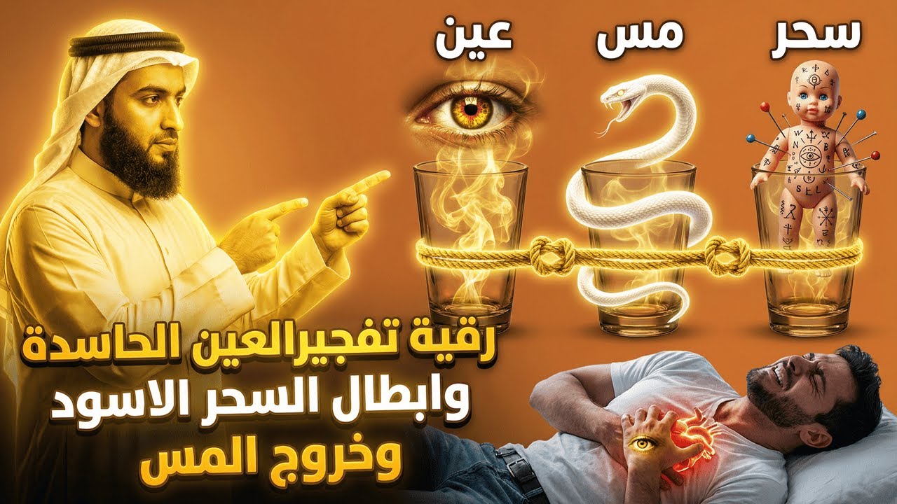 رقية تفجير العين الحاسدة وابطال السحر الاسود وخروج المس العاشق وتفجير جميع العقد وتطهير شامل للجسد
