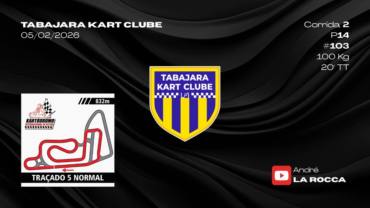 05/02/2026 - KIB - Tabajara 9 - Etapa 7 (Corrida 2) - Traçado 5 - P14