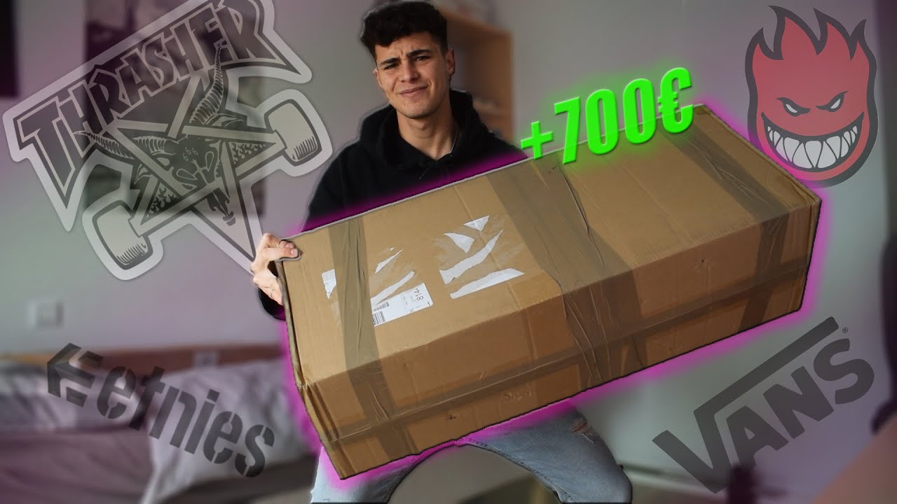 ABRO una CAJA MISTERIOSA de SKATE *MÁS de 700$!*