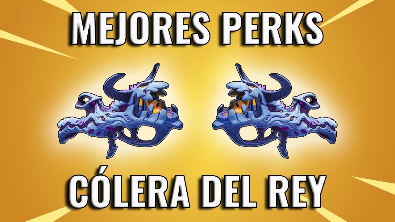 Los mejores PERKS CÓLERA del Rey Mítico I Fortnite Salvar el mundo