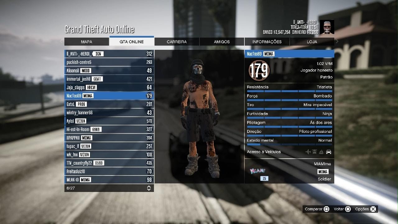 GTA5 sessão pública cmd MIMA e uma imortal 🤣🙄