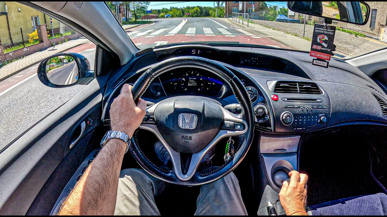 2006 Honda Civic | 1.4 i 83 HP | POV Test Drive #2806 | Joe Black