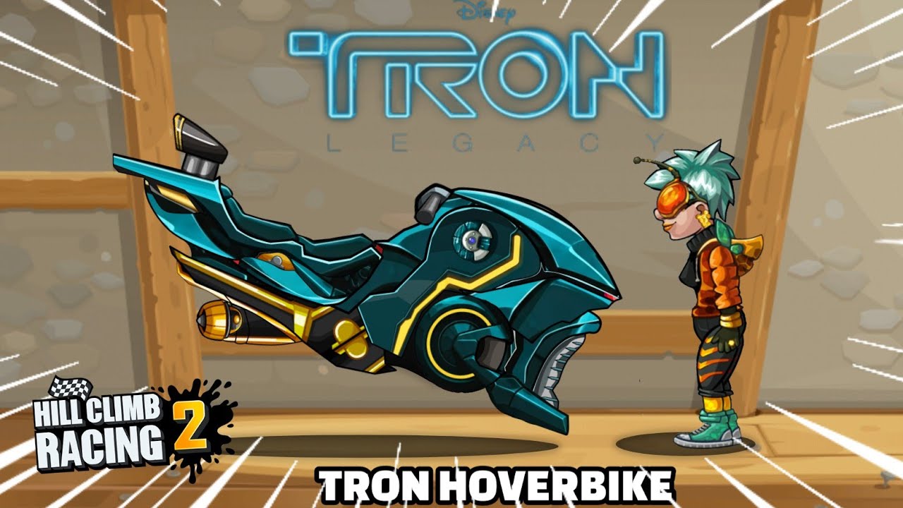 LEGENDARY TRON HOVERBIKE😱 - Hill Climb Racing 2 Gameplay
