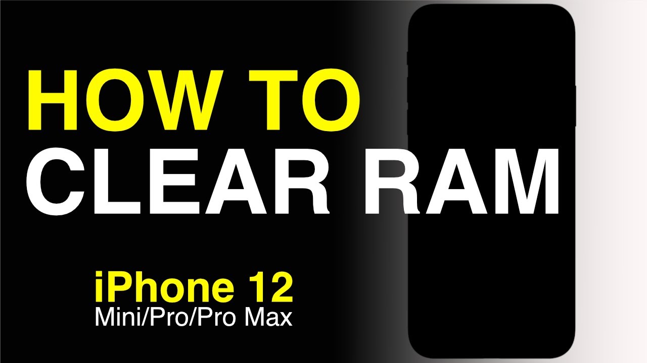 How to Clear Ram with AssistiveTouch on the iPhone 12/ 12 Pro/ 12 Pro Max/ 12 Mini