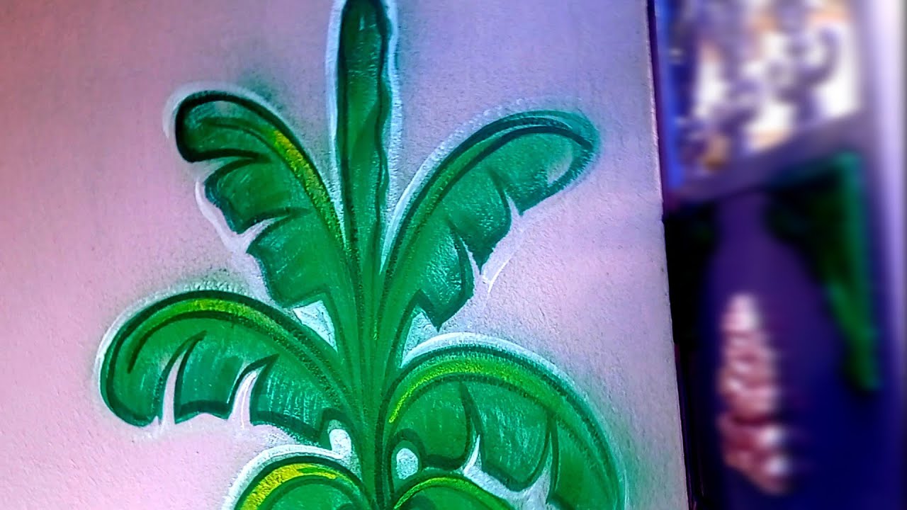 Simple Banana Tree for Wedding Painting/ marriage art / Art Chinu lk