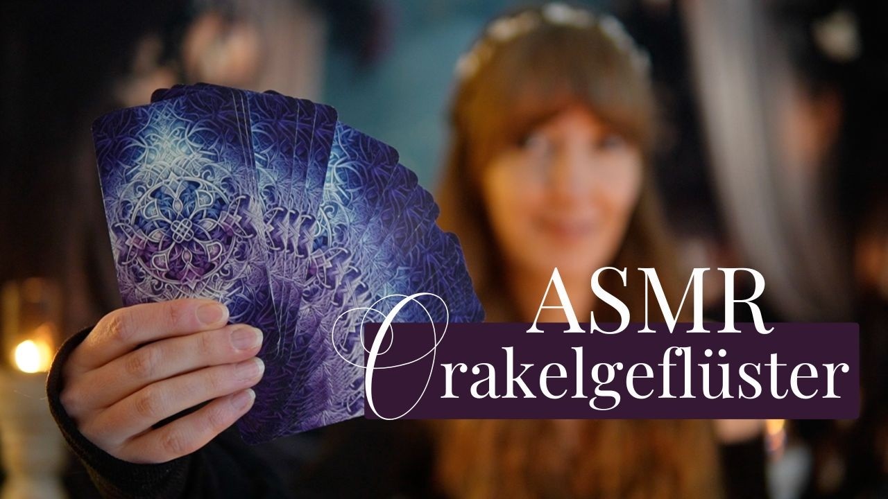 Sanft gesprochene Botschaften 💜 zum entspannen und zur Ruhe kommen | ASMR Orakel Kartenlegen 