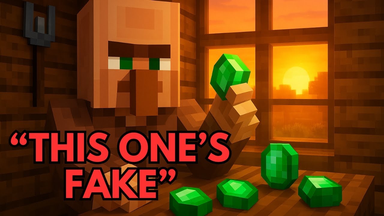 Minecraft ASMR Roleplay: Emerald Inspection and Counting