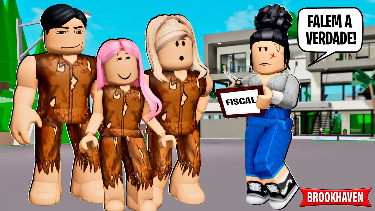 A FAMÍLIA RICA que FINGIU SER POBRE para NÃO PERDER TUDO! Historinha Brookhaven ROBLOX