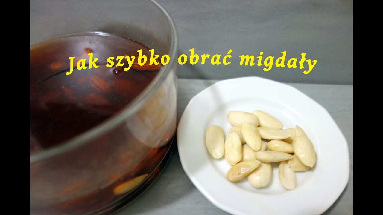 Jak szybko obrać migdały