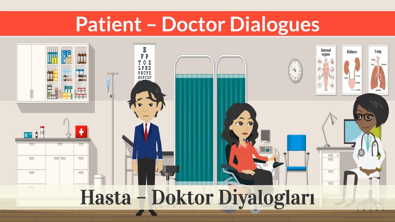 Doktor - Hasta Diyalogları | Patient - Doctor Dialogues | Turkish Hospital Dialogues | Türkçe Ders