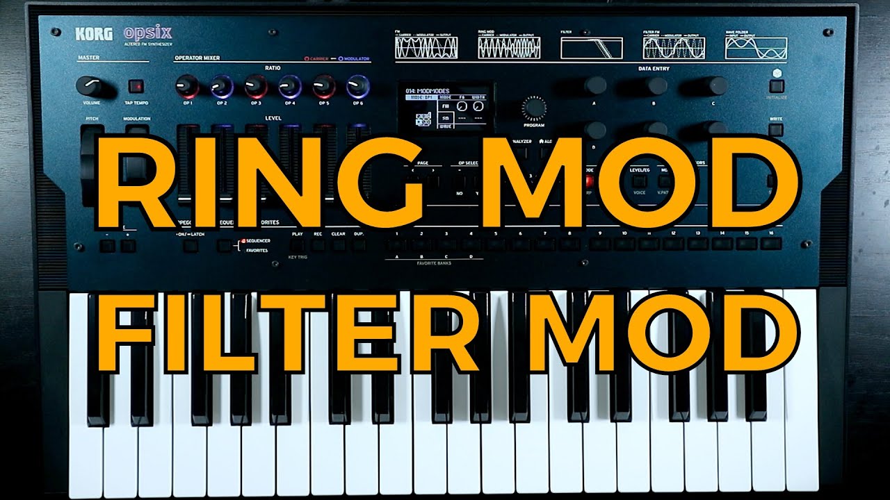 Korg Opsix - Operator Modes In Depth: Ring Mod and Filter Mod