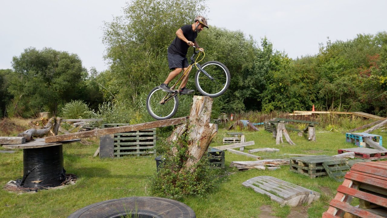 Bike trials at Shamblewood park