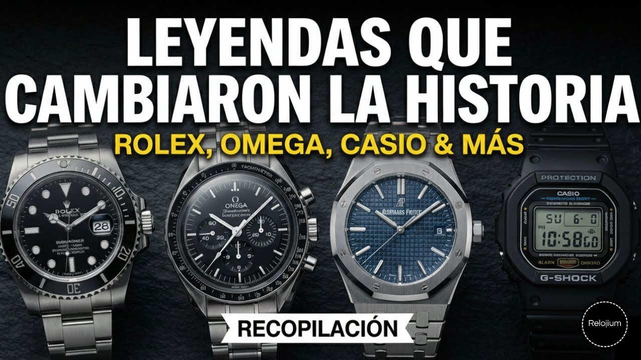 (RECOPILACIÓN) La Historia Detrás de las Leyendas: Los 20 relojes que Cambiaron el Mundo.