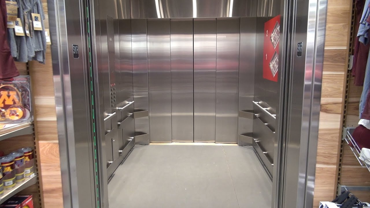 Big Thyssenkrupp Hydraulic Elevator at Target in Minneapolis, MN