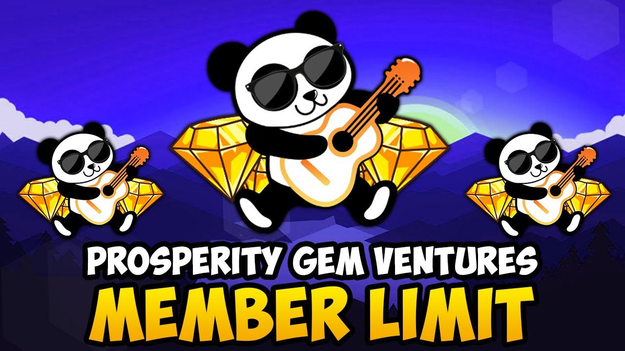 PGV - NEW CONTRACT MEMBER LIMIT (PROSPERITY GEM VENTURES CRYPTO UPDATES & NEWS)
