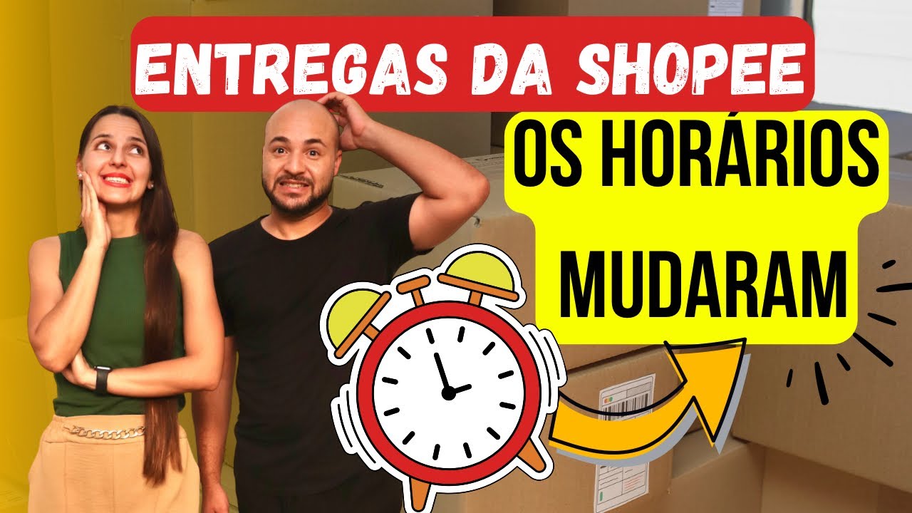 NOVOS HORÁRIOS DAS ENTREGAS DA SHOPEE 📦